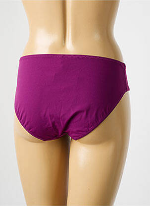 Bas de maillot de bain stretch culotte violet RASUREL femme
