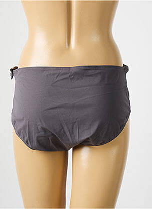 Bas de maillot de bain stretch culotte gris EMPREINTE femme