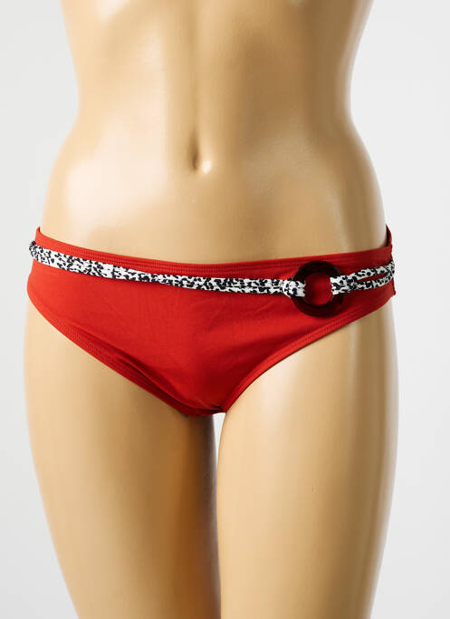 Bas de maillot de bain rouge EMPREINTE pour femme