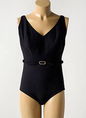 Maillot de bain 1 pièce noir EMPREINTE pour femme seconde vue