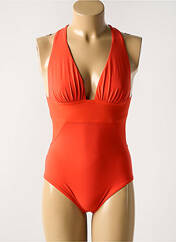 Maillot de bain 1 pièce orange PAIN DE SUCRE pour femme seconde vue