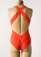 Maillot de bain 1 pièce orange PAIN DE SUCRE pour femme seconde vue