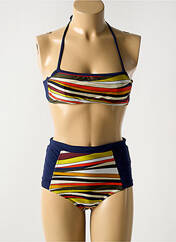 Maillot de bain 2 pièces bleu LEJABY pour femme seconde vue