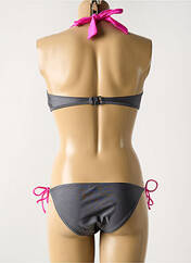 Maillot de bain 2 pièces gris DAG ADOM pour femme seconde vue