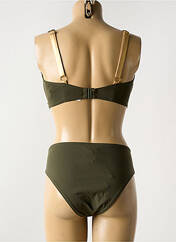 Maillot de bain 2 pièces vert EMPREINTE pour femme seconde vue