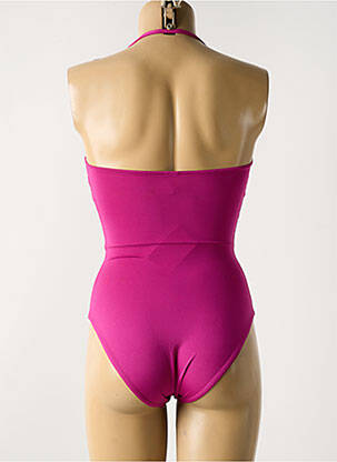 Maillot de bain 1 pièce bretelles élastiquées amovibles violet WOLFORD femme