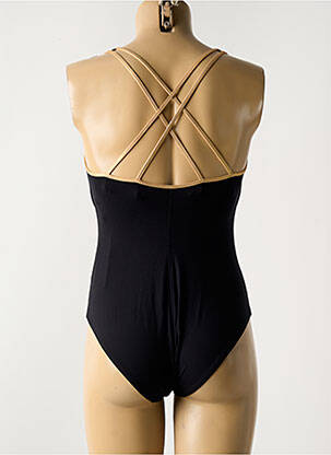 Maillot de bain 1 pièce haut soutien-gorge balconnet haut soutien-gorge balconnet noir EMPREINTE femme