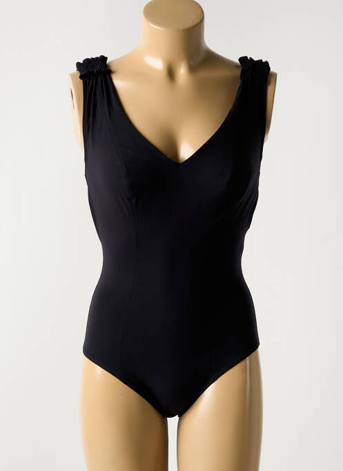 Maillot de bain 1 pièce noir EMPREINTE pour femme