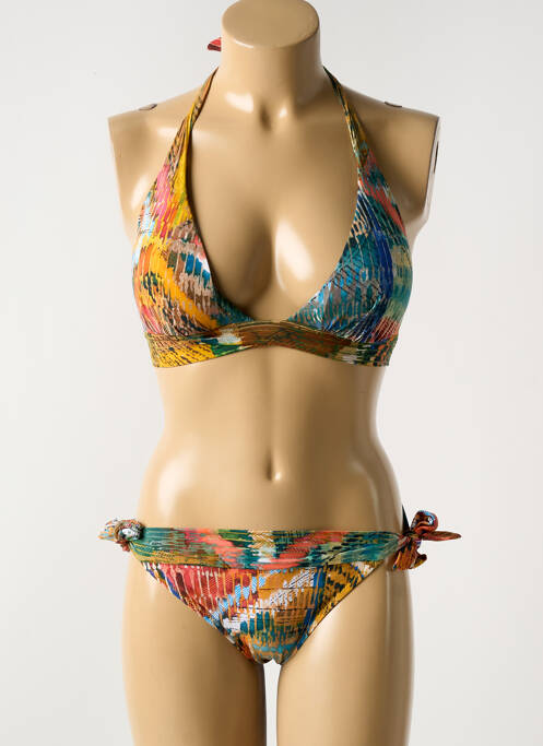 Maillot de bain 1 pièce orange PAIN DE SUCRE pour femme