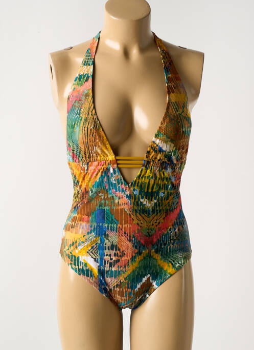 Maillot de bain 1 pièce orange PAIN DE SUCRE pour femme