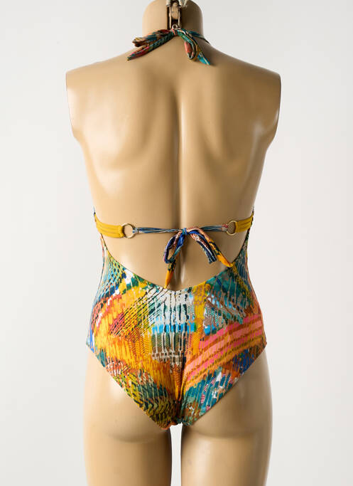 Maillot de bain 1 pièce orange PAIN DE SUCRE pour femme