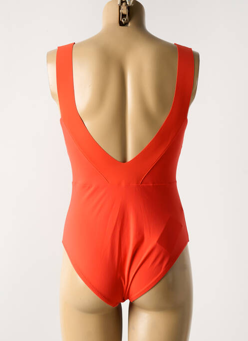 Maillot de bain 1 pièce orange PAIN DE SUCRE pour femme