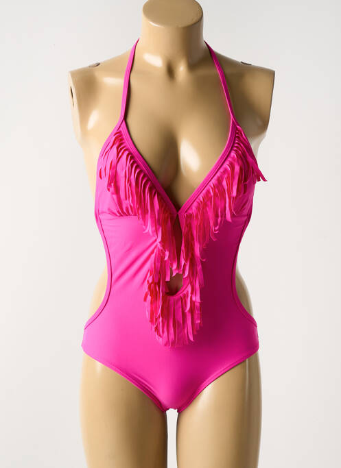 Maillot de bain 1 pièce rose DAG ADOM pour femme