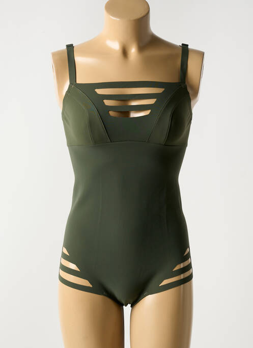 Maillot de bain 1 pièce vert PAIN DE SUCRE pour femme
