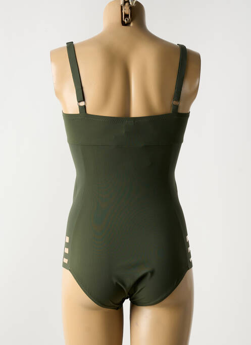 Maillot de bain 1 pièce vert PAIN DE SUCRE pour femme