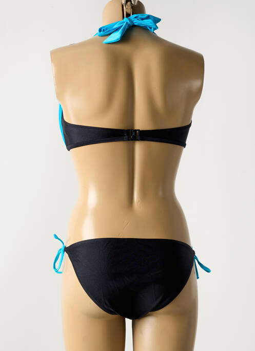 Maillot de bain 2 pièces noir DAG ADOM pour femme