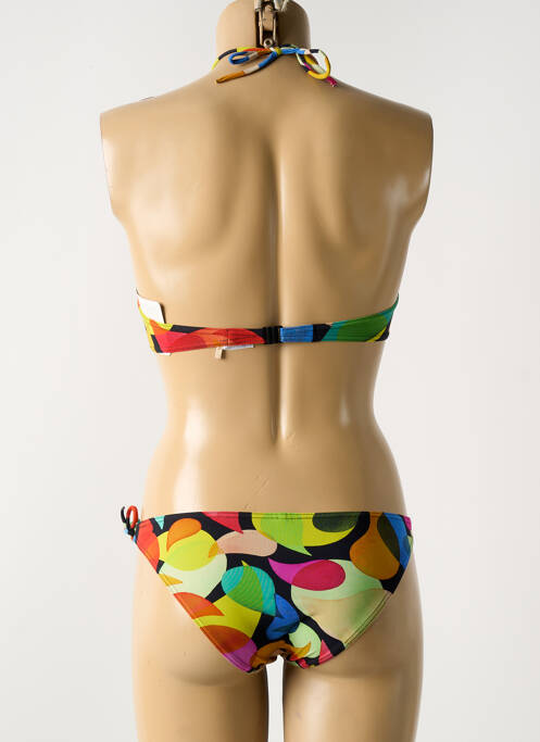 Maillot de bain 2 pièces rouge RASUREL pour femme