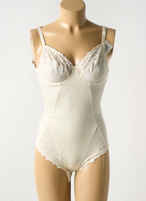 Body lingerie beige BARBARA pour femme
