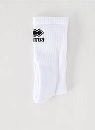 Chaussettes stretch blanc ERREA unisexe