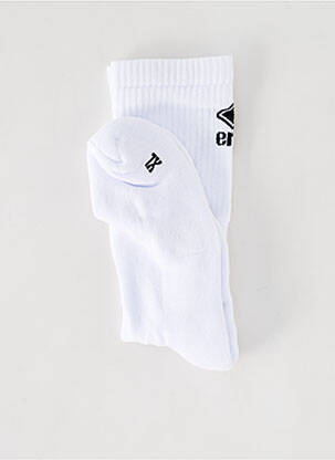 Chaussettes stretch blanc ERREA unisexe
