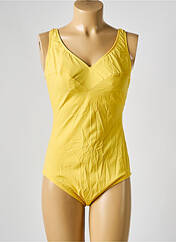 Maillot de bain 1 pièce jaune EMPREINTE pour femme seconde vue
