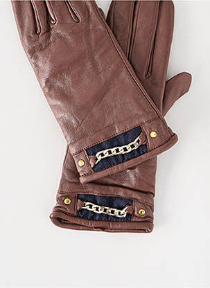 Gants doublure marron SALSA femme