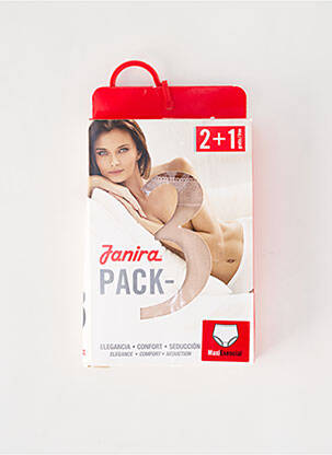 Culotte haute beige JANIRA pour femme