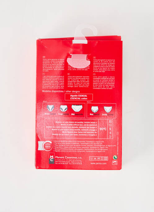 Culotte blanc JANIRA pour femme