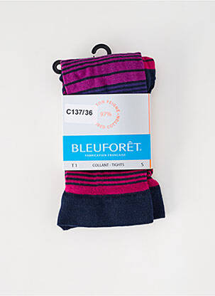 Collants stretch violet BLEU FORET femme