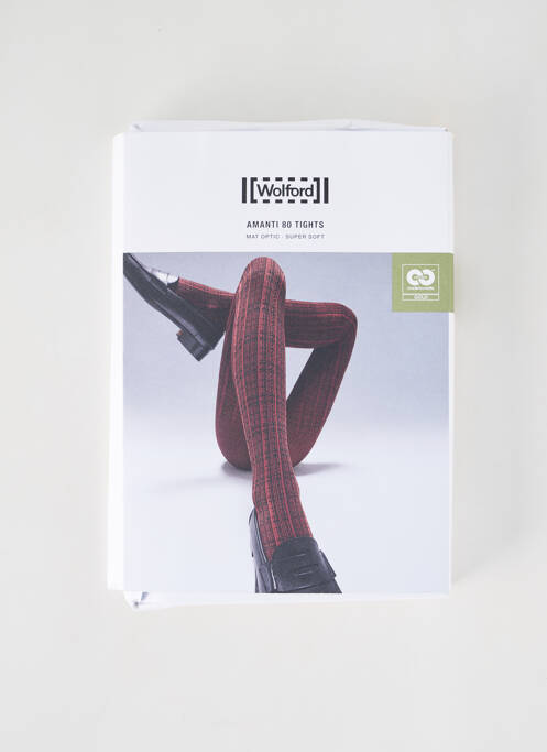Collants rouge WOLFORD pour femme