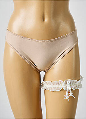 Guêpière/porte-jarretelle beige AUBADE femme