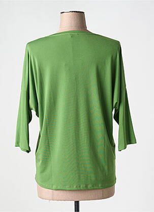 T-shirt manches 3/4 manches 3/4 vert EGO femme