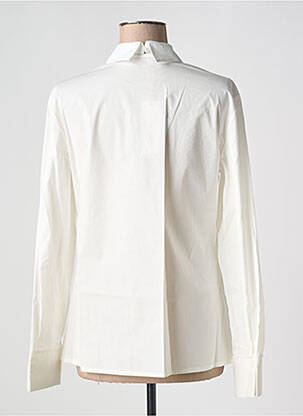 Chemisier coupe cintrée manches longues blanc RINASCIMENTO femme