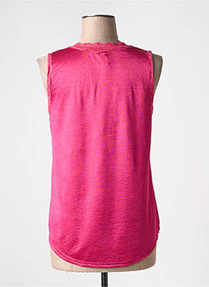 Top stretch sans manche rose DANIELA COOL femme