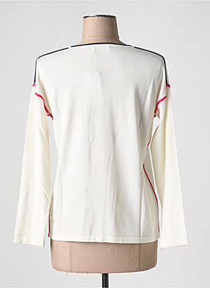 Pull coupe cintrée manches longues beige TRIPODE femme