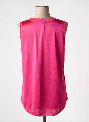 Top stretch sans manche rose DANIELA COOL femme
