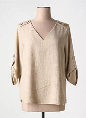 Blouse marron HALOGENE pour femme seconde vue