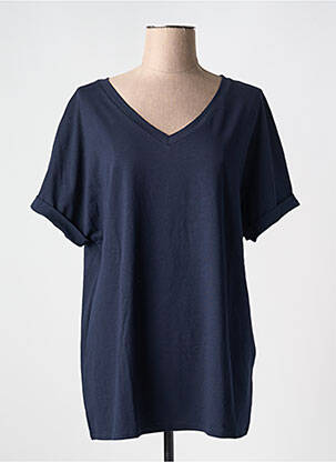 T-shirt bleu HALOGENE pour femme