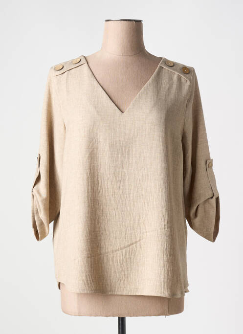 Blouse marron HALOGENE pour femme