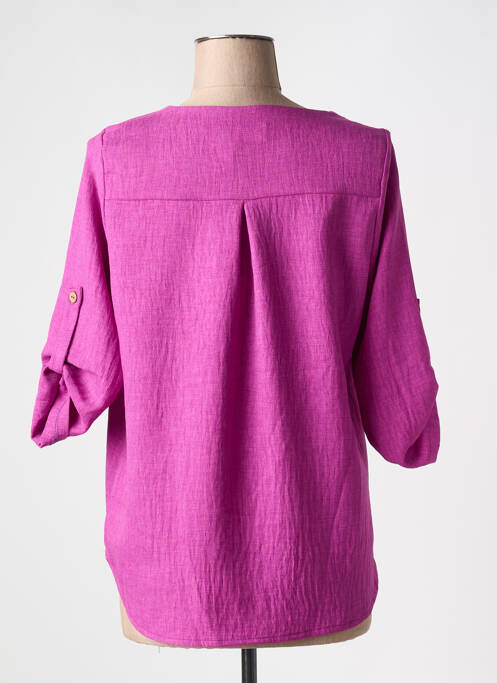 Blouse rose HALOGENE pour femme