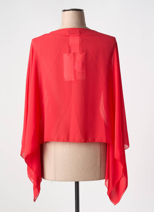 Gilet manches longues rouge RINASCIMENTO pour femme