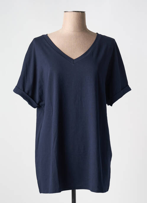 T-shirt bleu HALOGENE pour femme