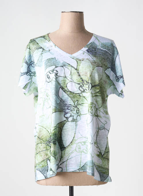 T-shirt vert M.X.O pour femme