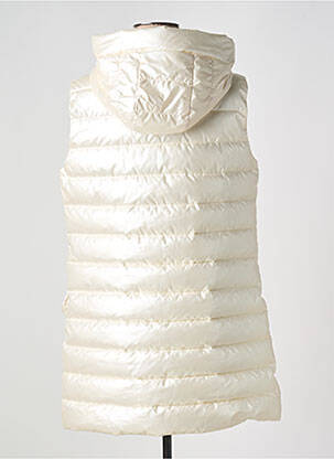 Doudoune poches a capuche beige FRIME femme