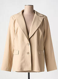 Blazer poches beige HALOGENE femme