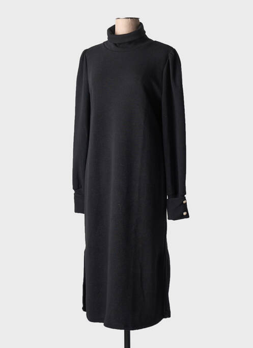 Robe mi-longue noir EGO pour femme