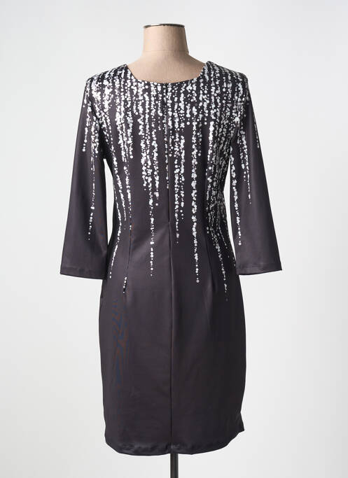 Robe mi-longue noir MISSY pour femme