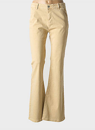 Jeans bootcut taille normale taille normale beige MELLY & CO femme