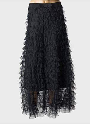 Jupe longue doublure noir CHOKLATE femme