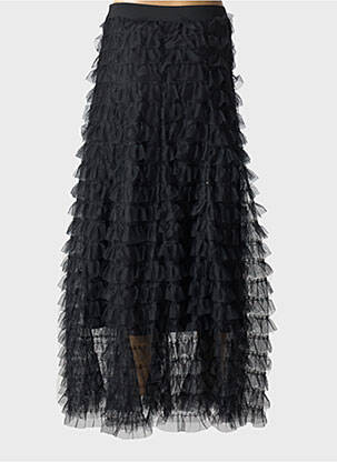 Jupe longue doublure noir CHOKLATE femme